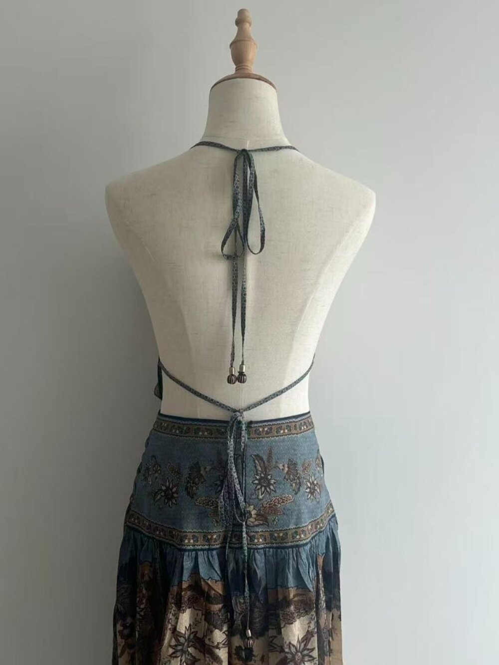 Zimmermann Ascension Plunge Halter Maxi in Blue - Picture 12 of 16